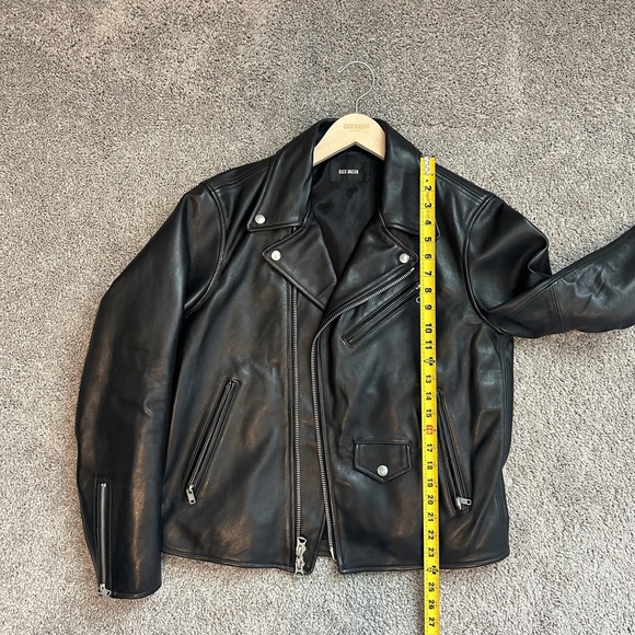 Buck Mason BRUISER LEATHER MOTO JACKET *NWOT* - Picture 2 of 7
